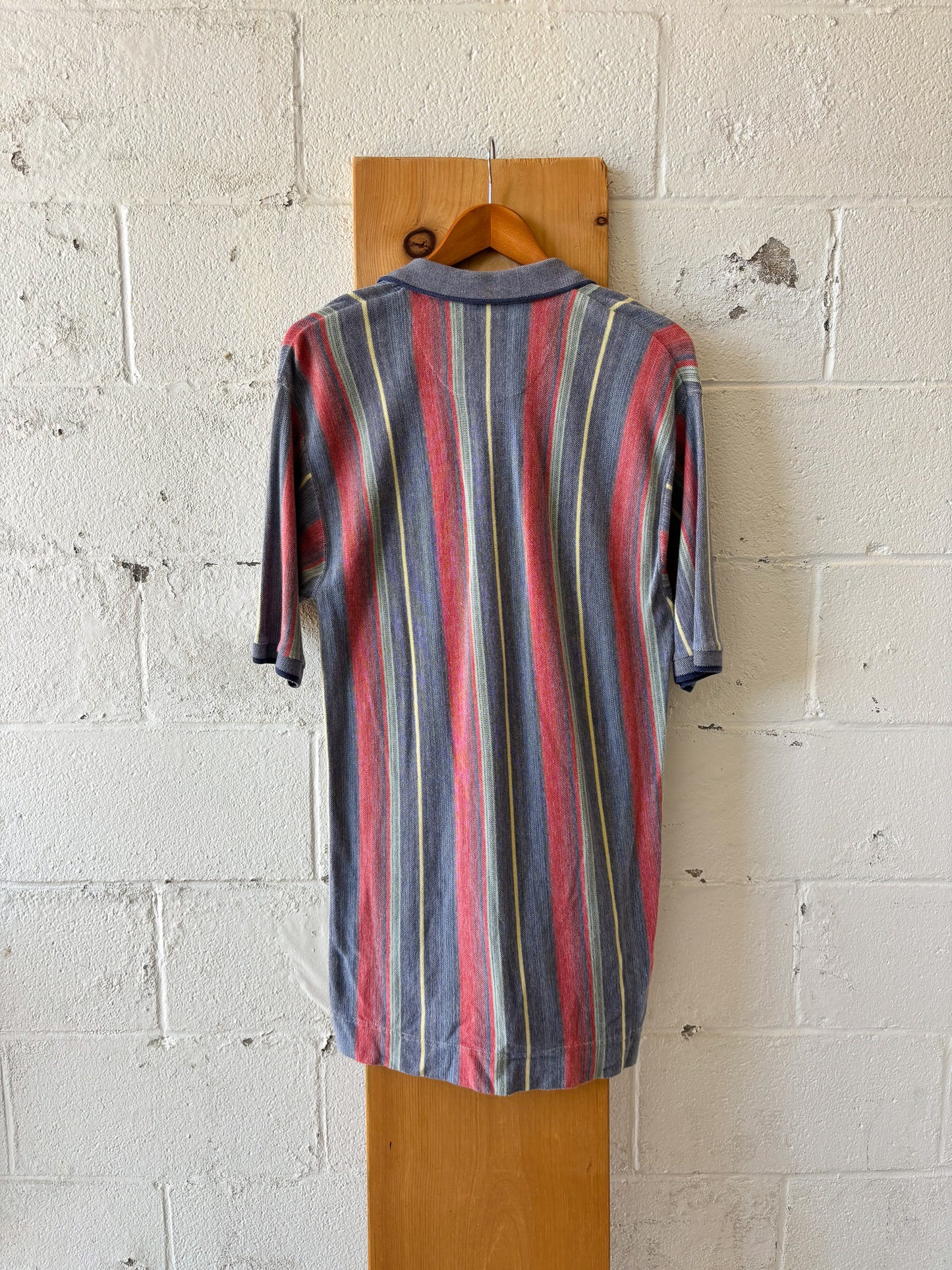Vtg Striped Polo : M
