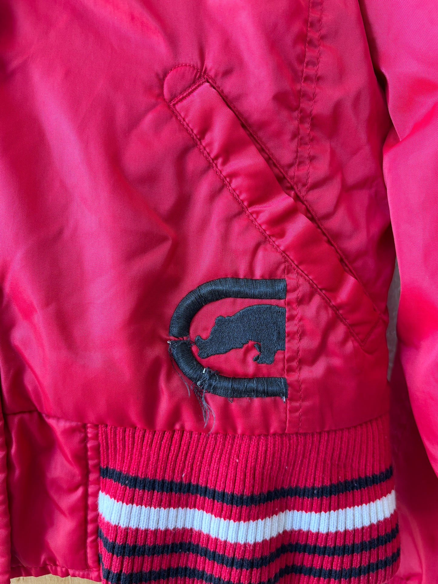 Vtg Ecko Red Bomber Jacket : M