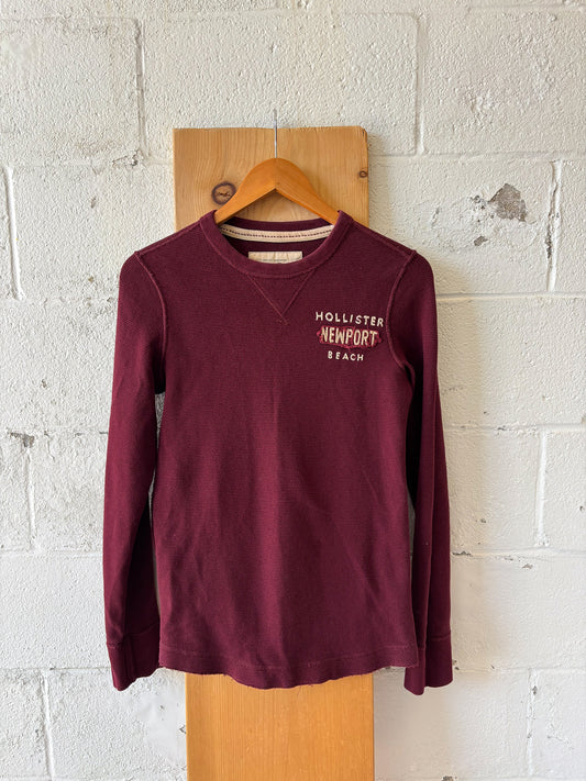 Hollister Newport Beach Waffle-Knit Long Sleeve : S