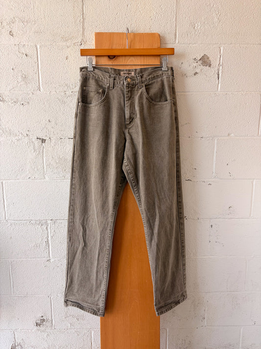 Khaki Wrangler Hero Original Jeans : 32"W