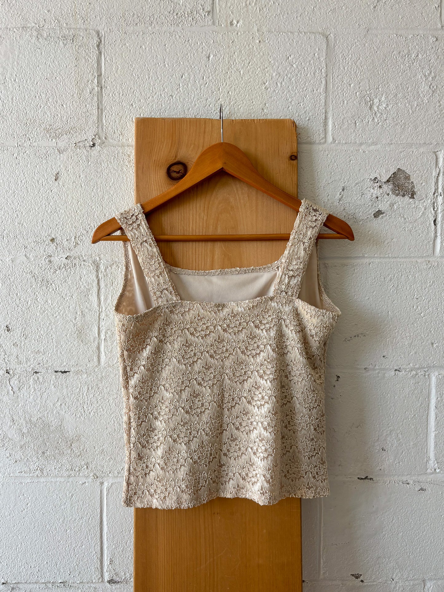 Vtg Lace Tank : S