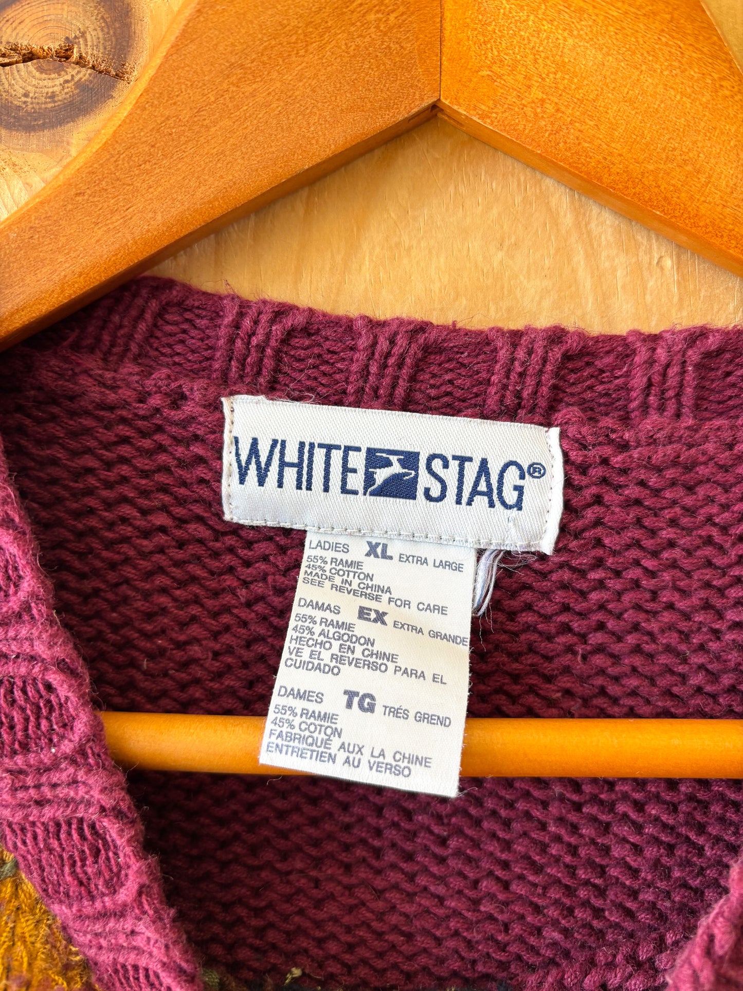 Floral Paisley Patchwork Sweater : XL