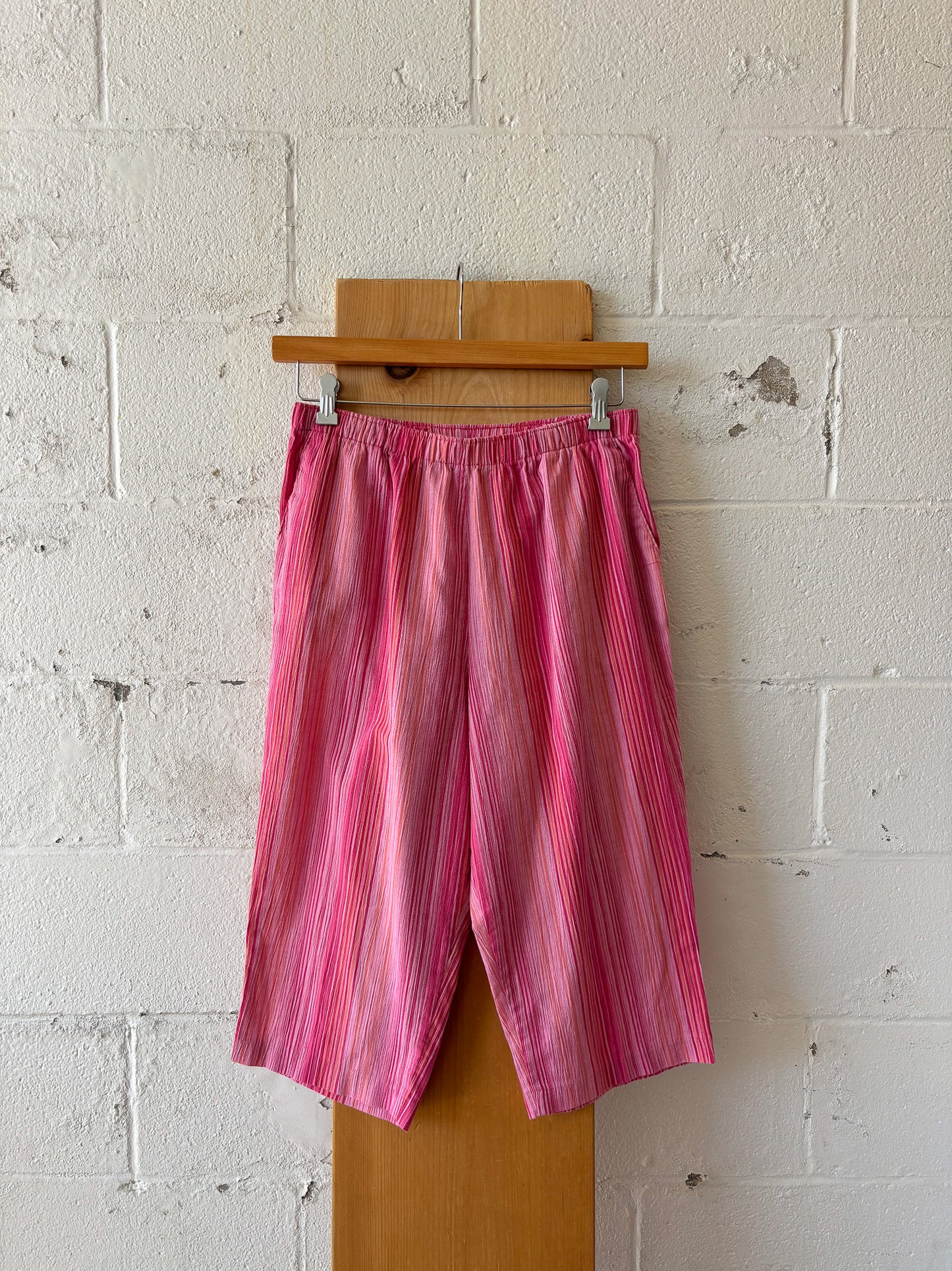 Striped Pink Capris : 14P