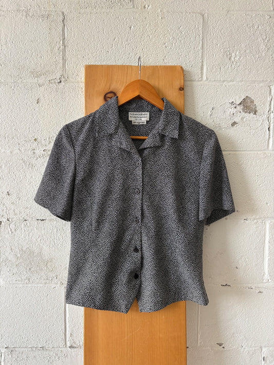 Vtg Speckled Blouse : 8P