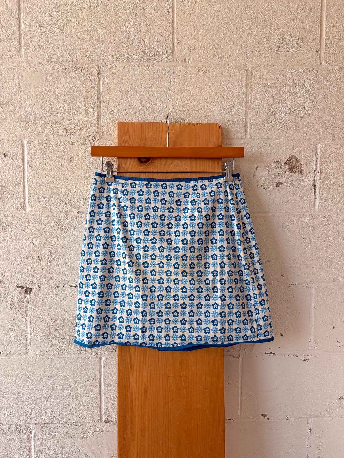 '03 Gap Reversible Blue Patterned Skirt : 10