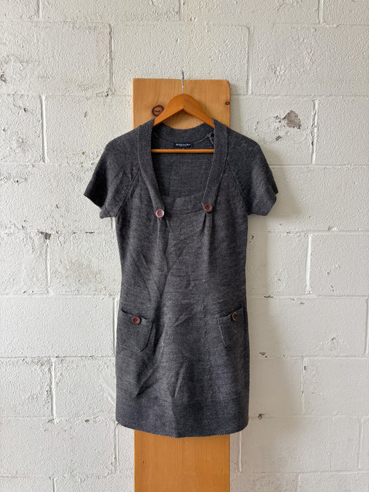 Gray Sweater Dress : M (As Is)