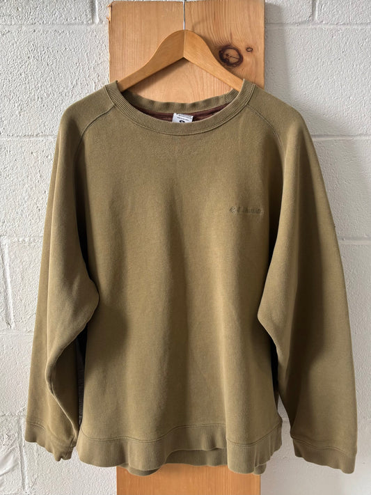 Vtg Green Columbia Crew : XL