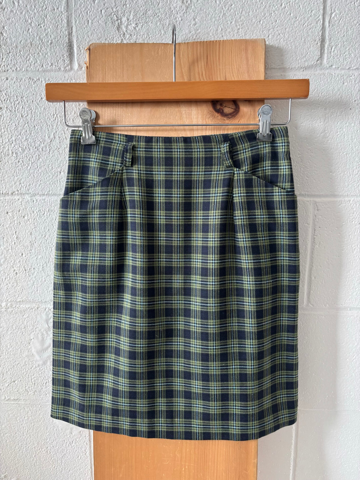 Vtg Plaid Skirt : 6