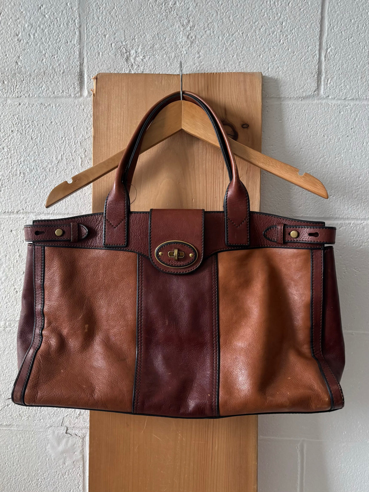 Vtg Fossil Weekender Bag
