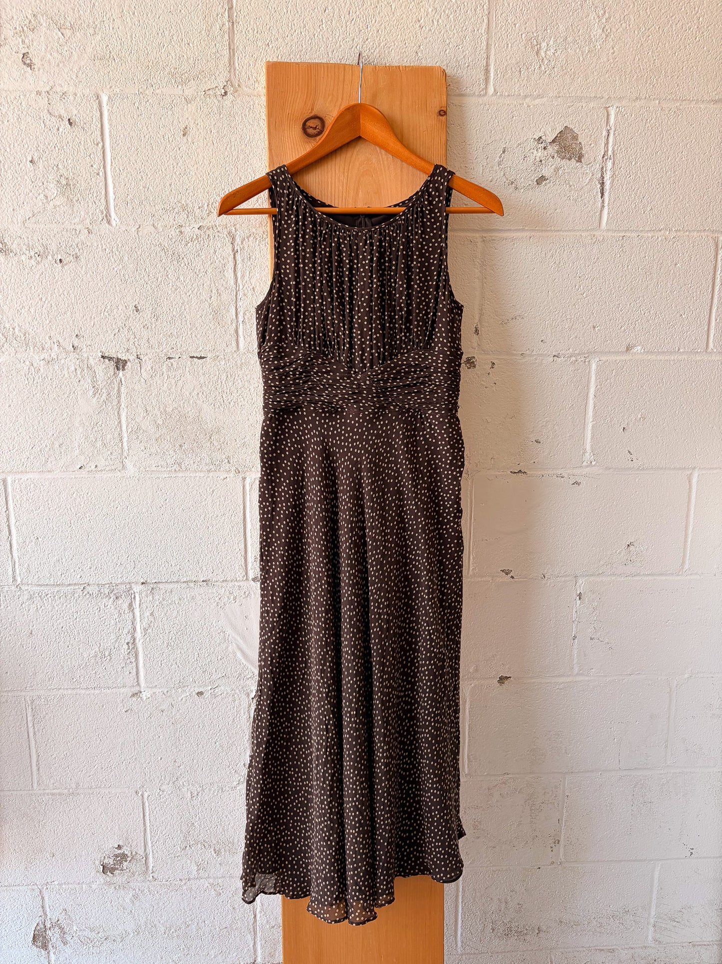 Brown Polka Dot Dress : 6