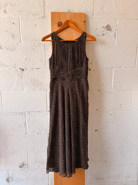 Brown Polka Dot Dress : 6