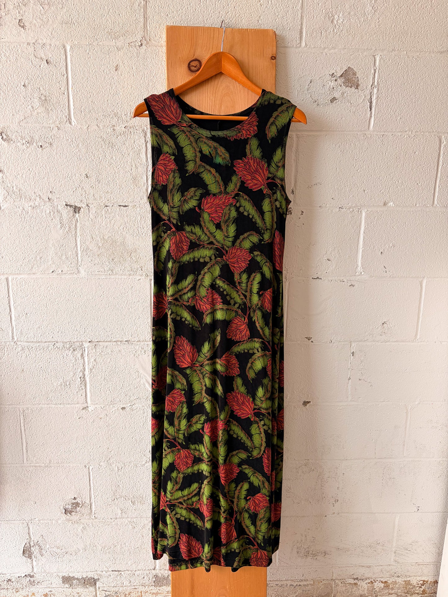 Tropical Patterned Maxi Dress : M/L