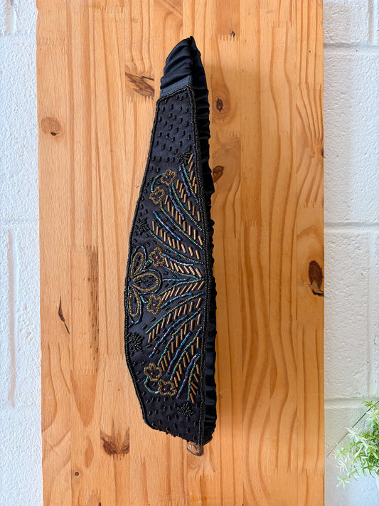 Beaded Black Belt