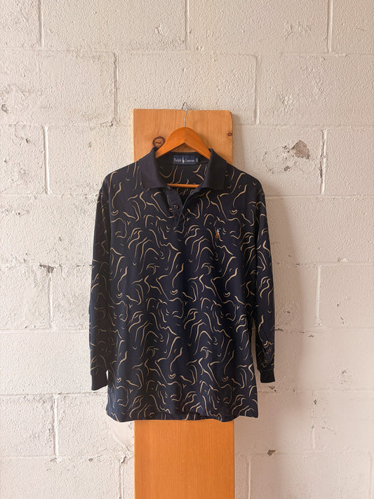 Vtg Long Sleeve Ralph Lauren Polo : XL