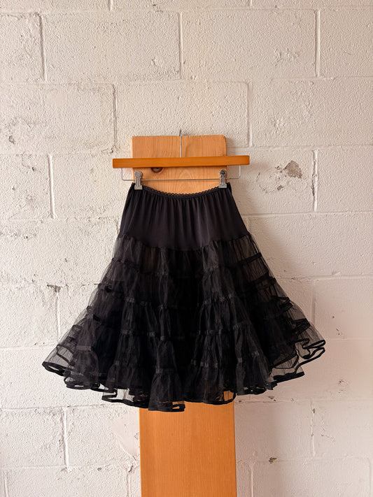 Black Tulle Petticoat : M