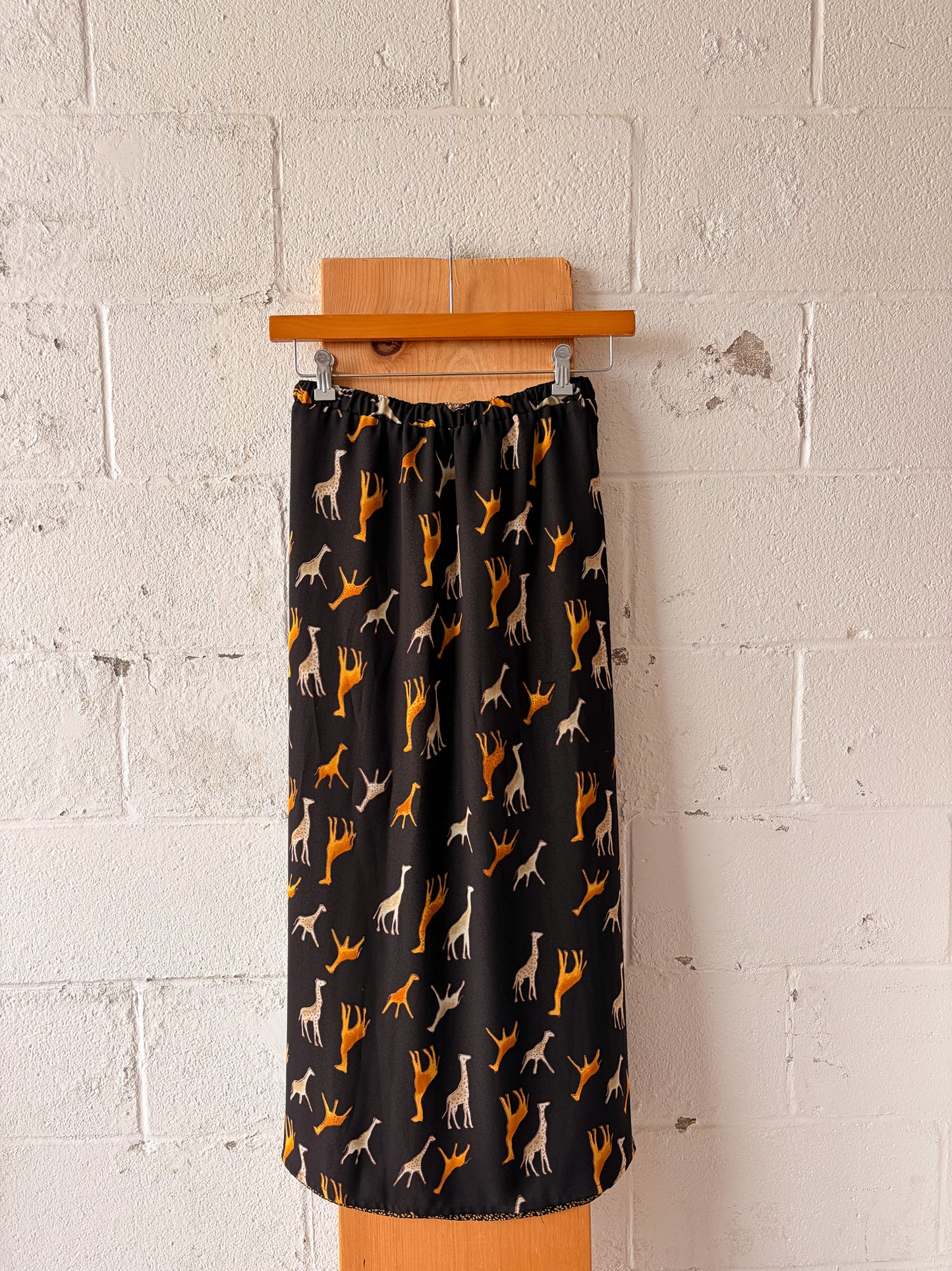 Reversible Giraffe Skirt : M