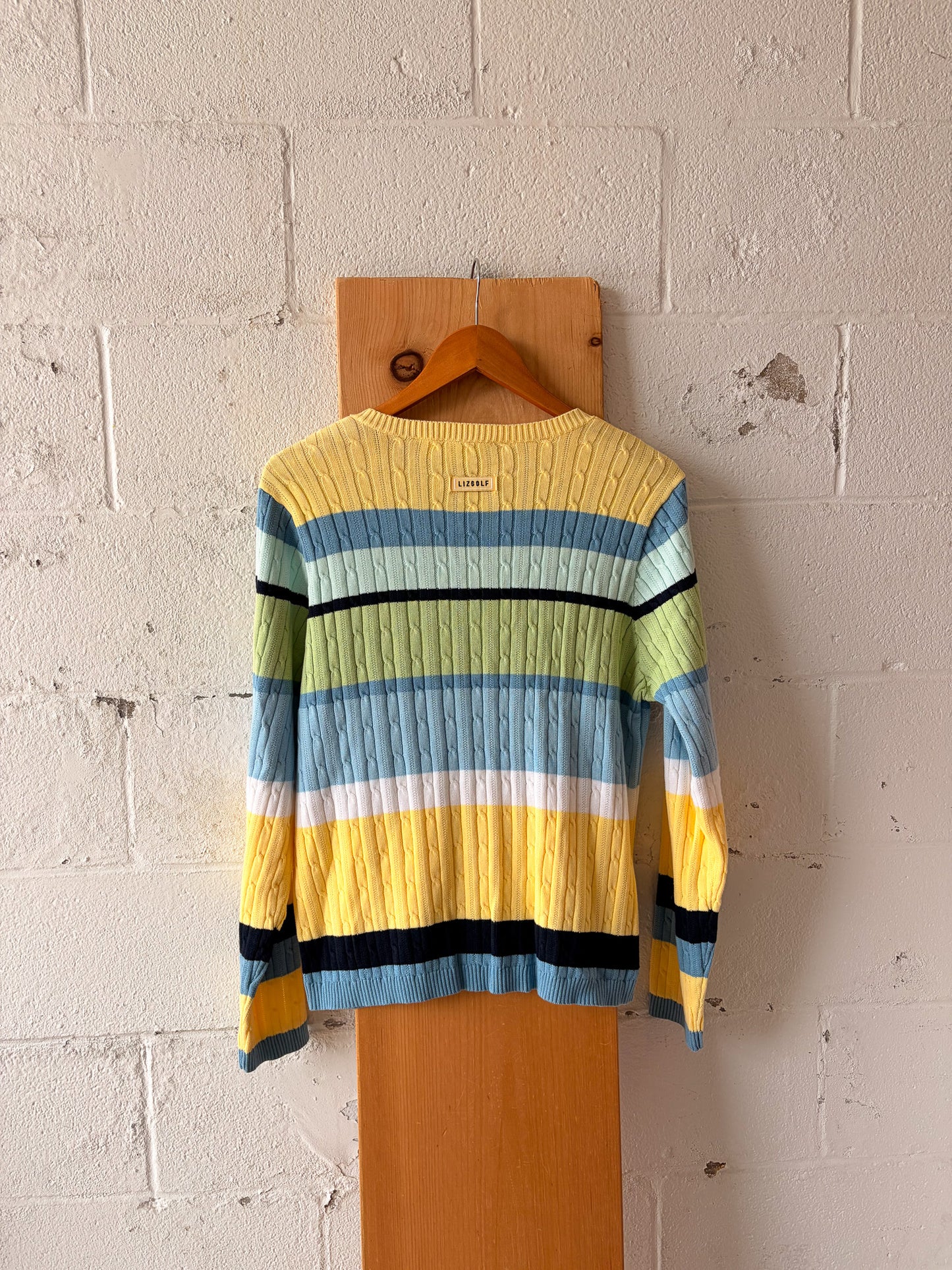 Striped Pastel Sweater : XL