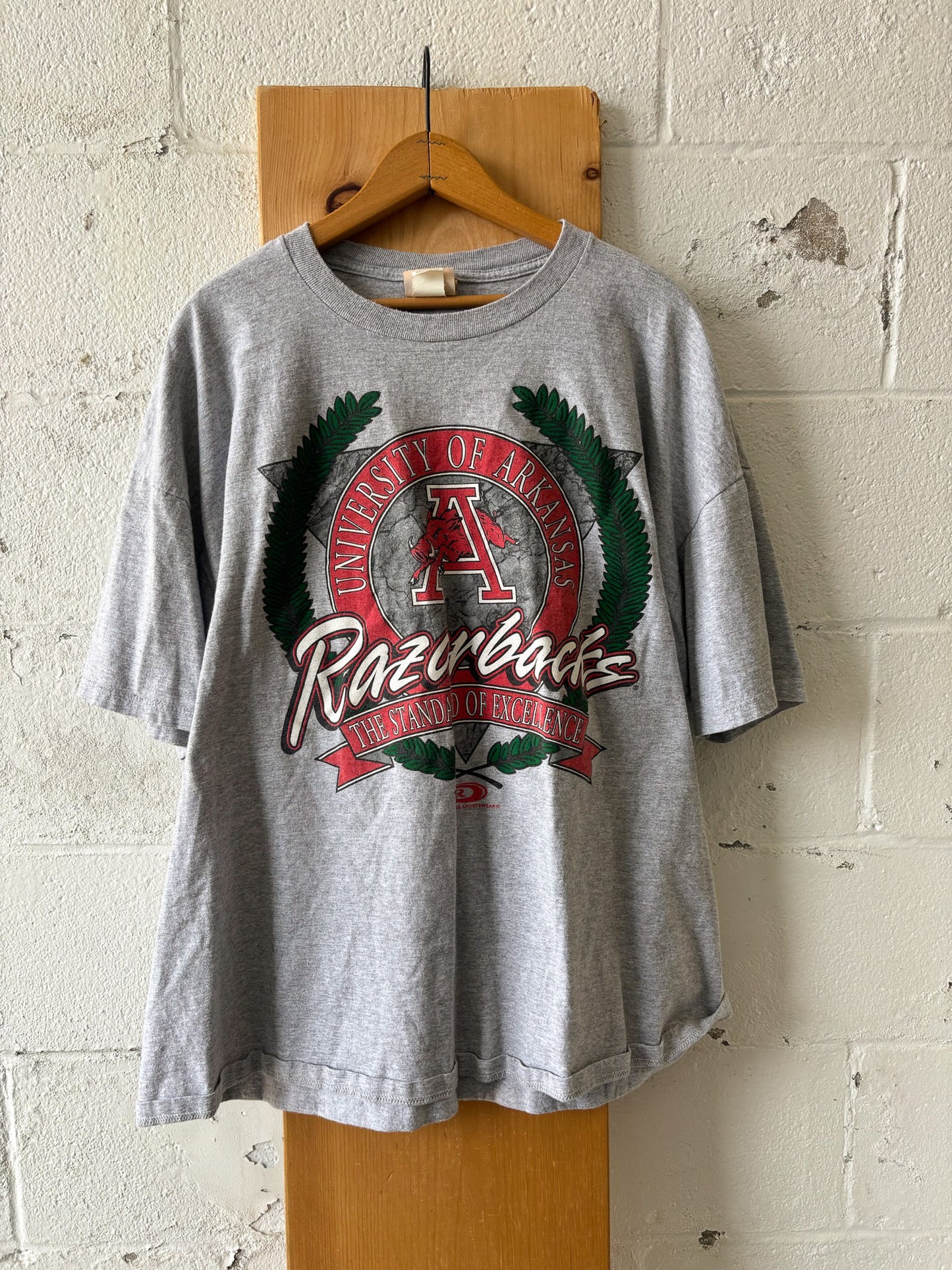 Vtg Razorbacks Tee : 2X