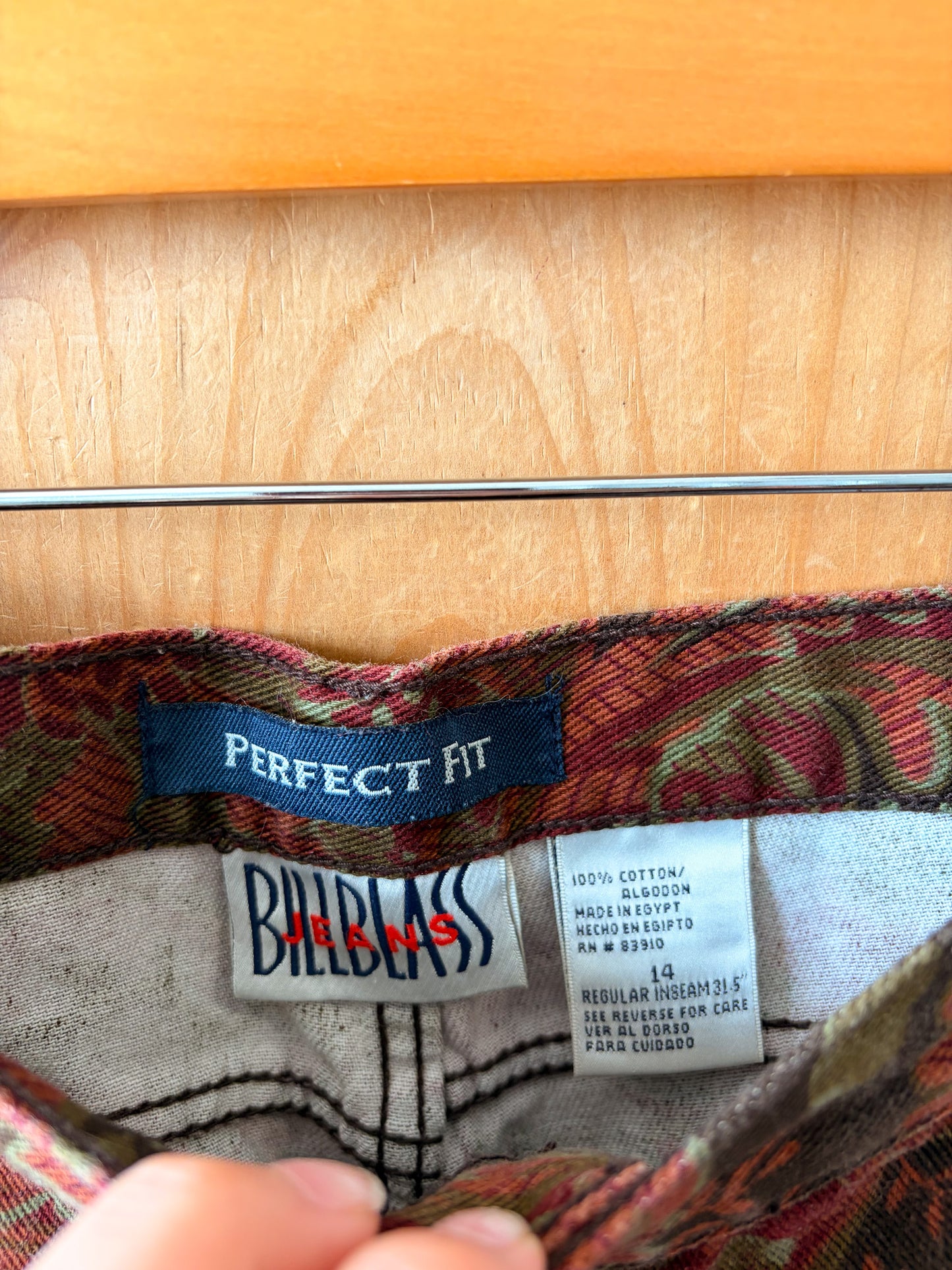 Paisley Bill Blass Pants : 14