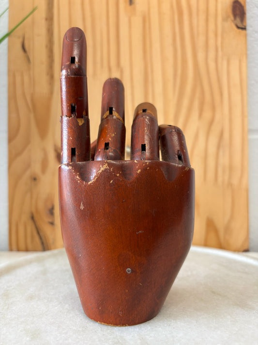 Wooden Hand Model