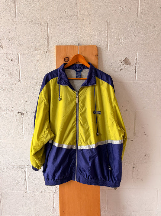 Vtg Catalina Green & Blue Windbreaker : 26W/28W