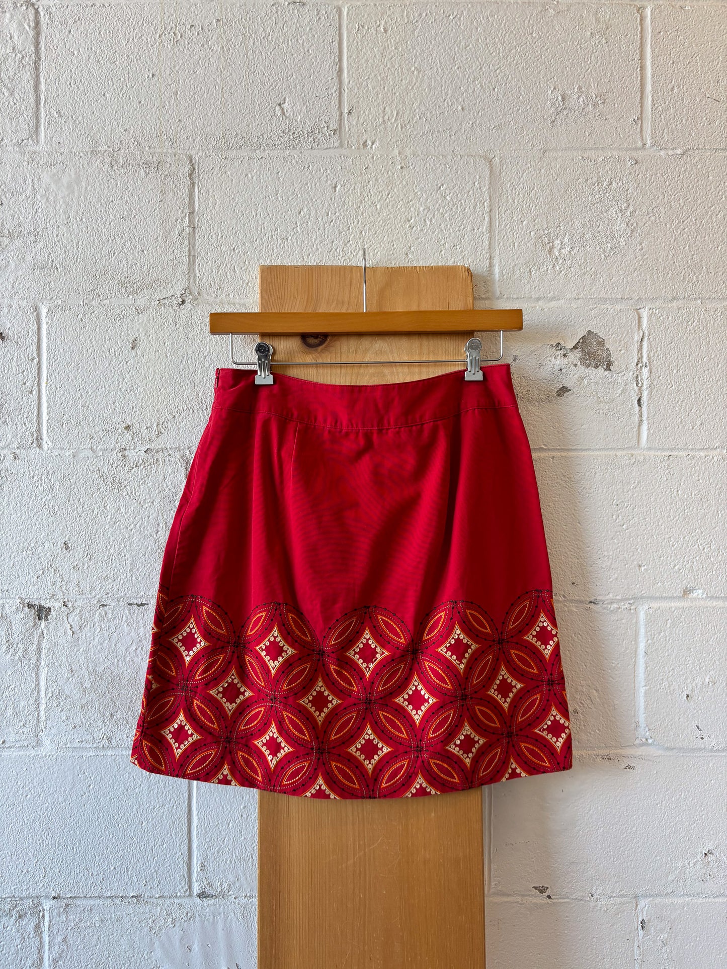 Embellished Red Skirt : 12