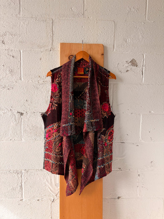 Boho Sleeveless Cardigan : L/XL