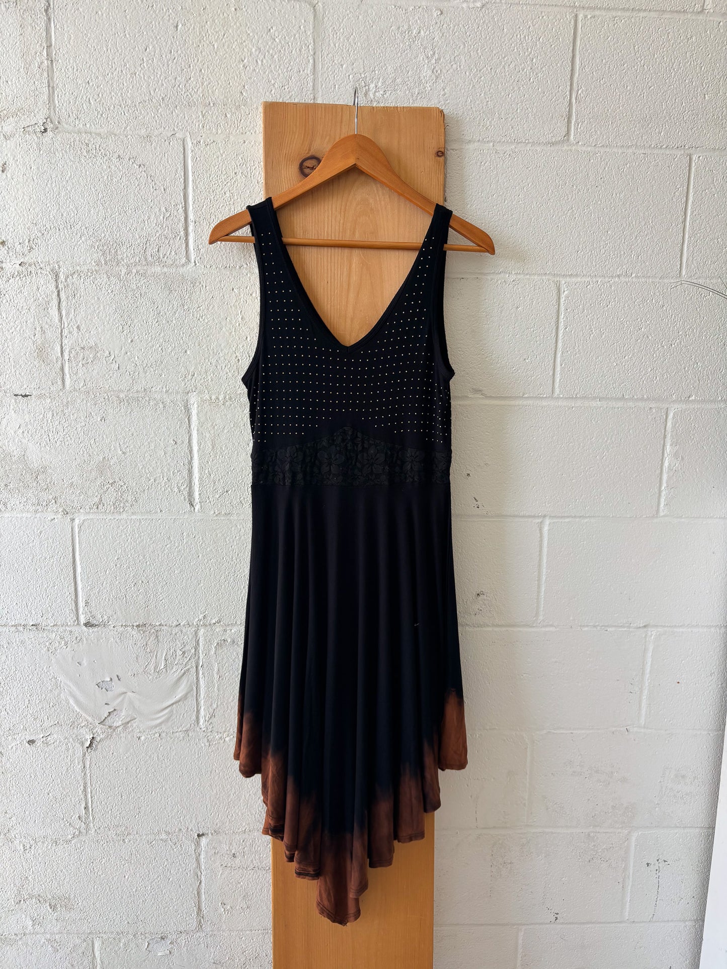 Vocal Rhinestone Studded Dress : S