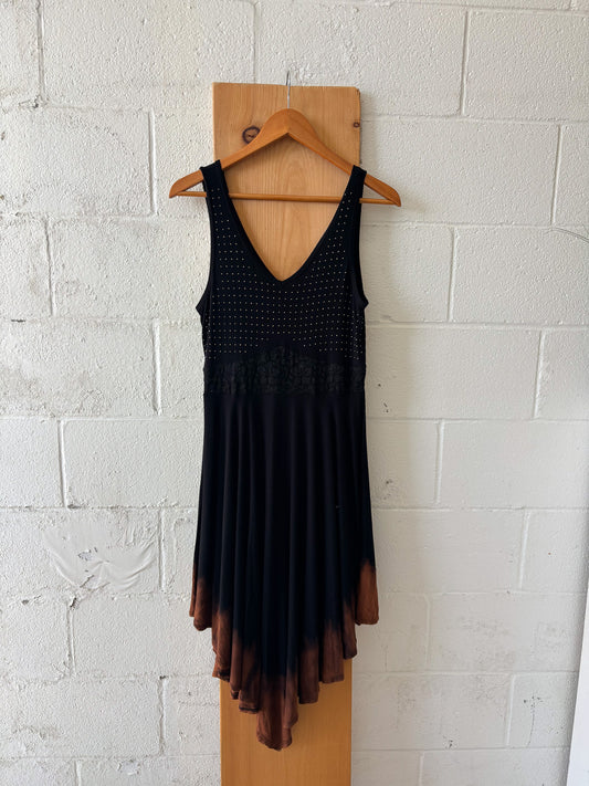 Vocal Rhinestone Studded Dress : S