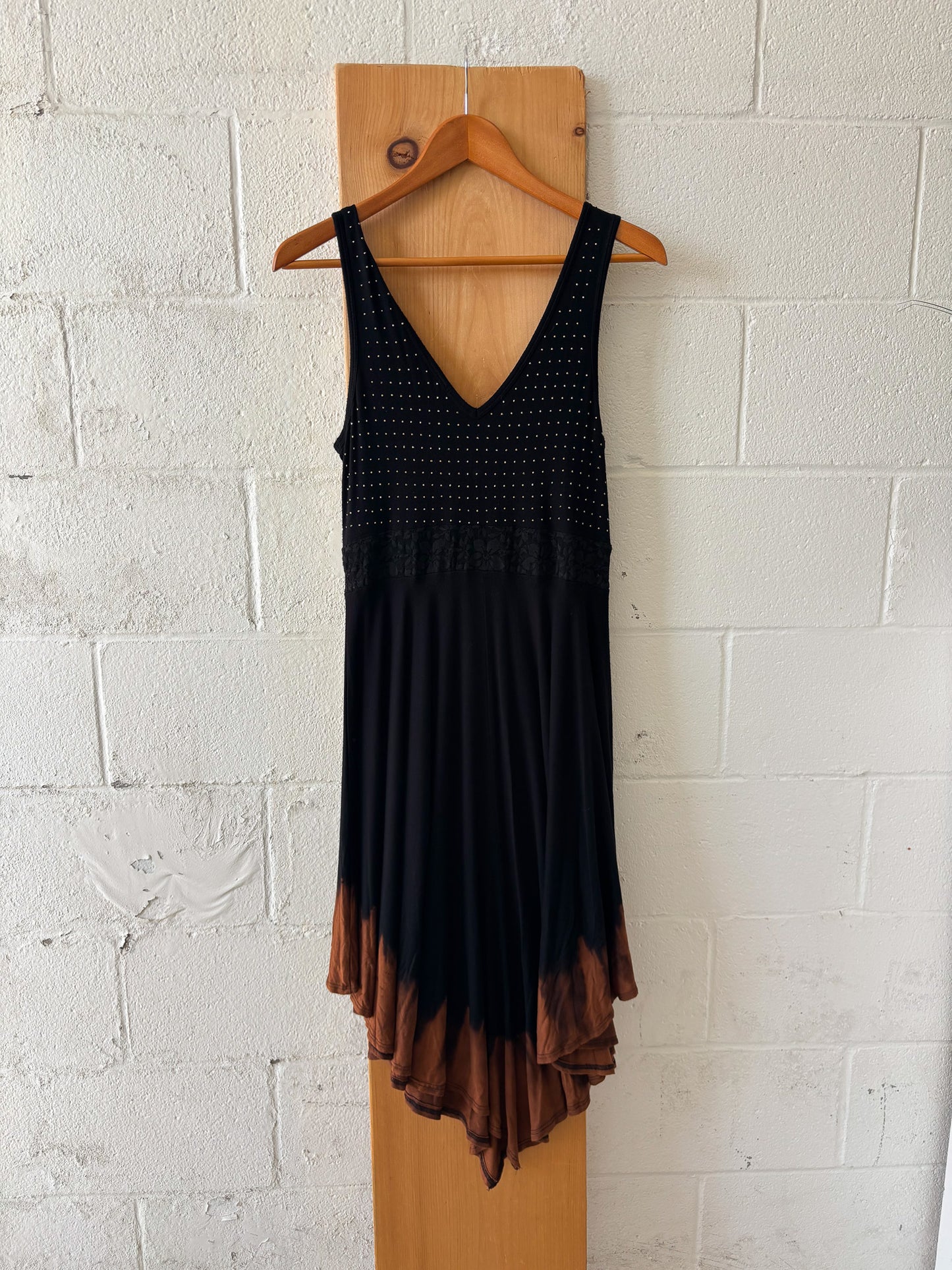 Vocal Rhinestone Studded Dress : S