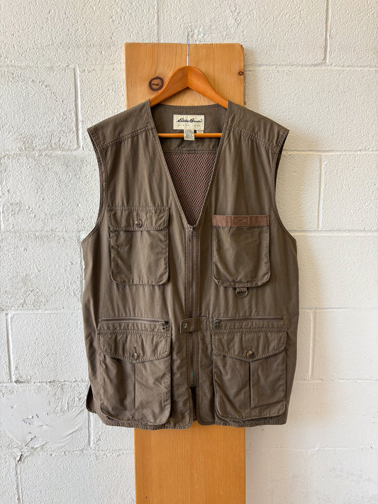 Vtg Eddie Bauer Cargo Vest : M