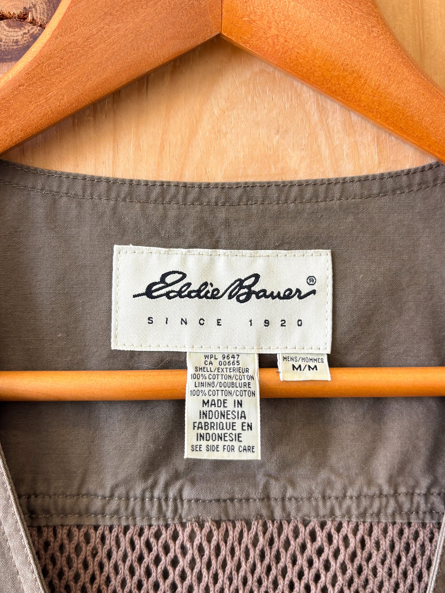 Vtg Eddie Bauer Cargo Vest : M