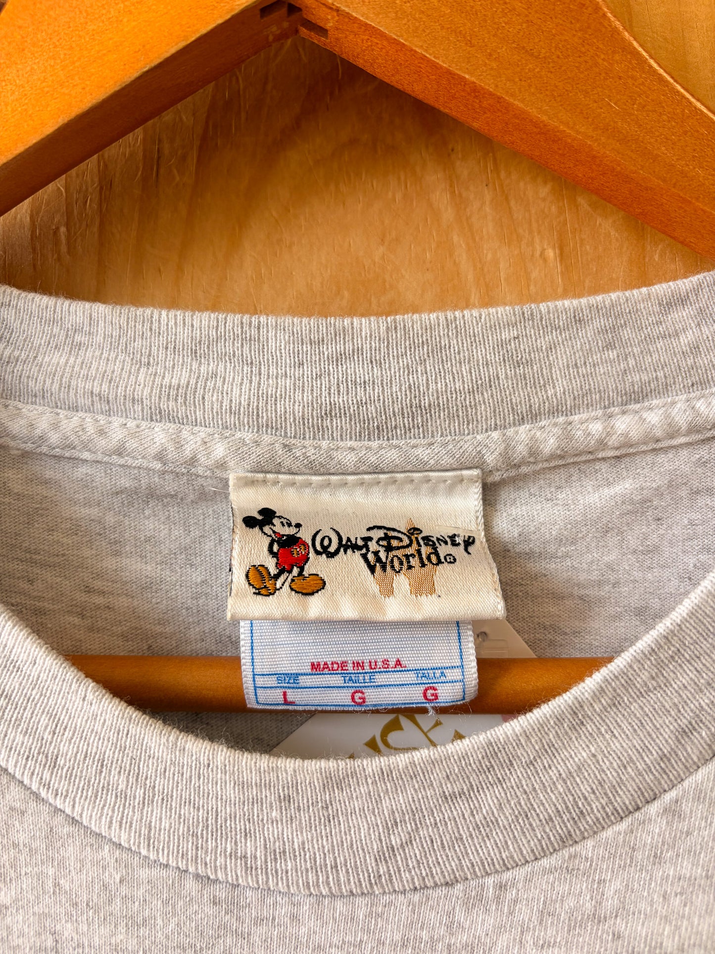 Vtg Mickey Mouse Tee : L