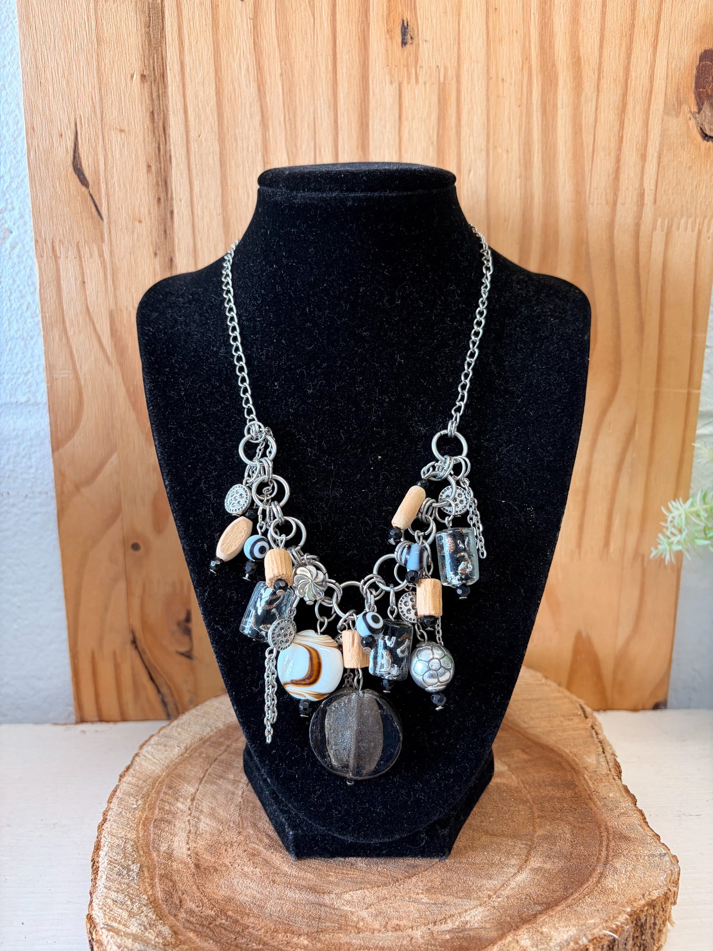 Chunky Charm Necklace