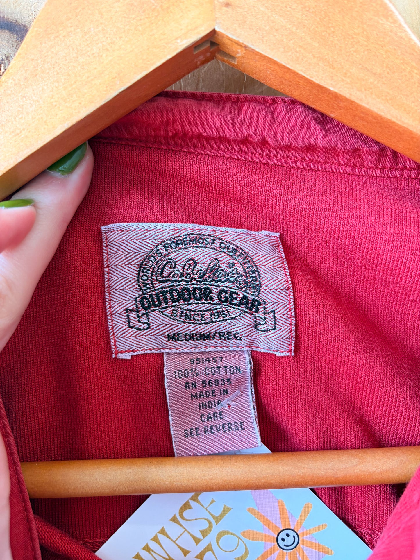 Red Cabela's Henley : M