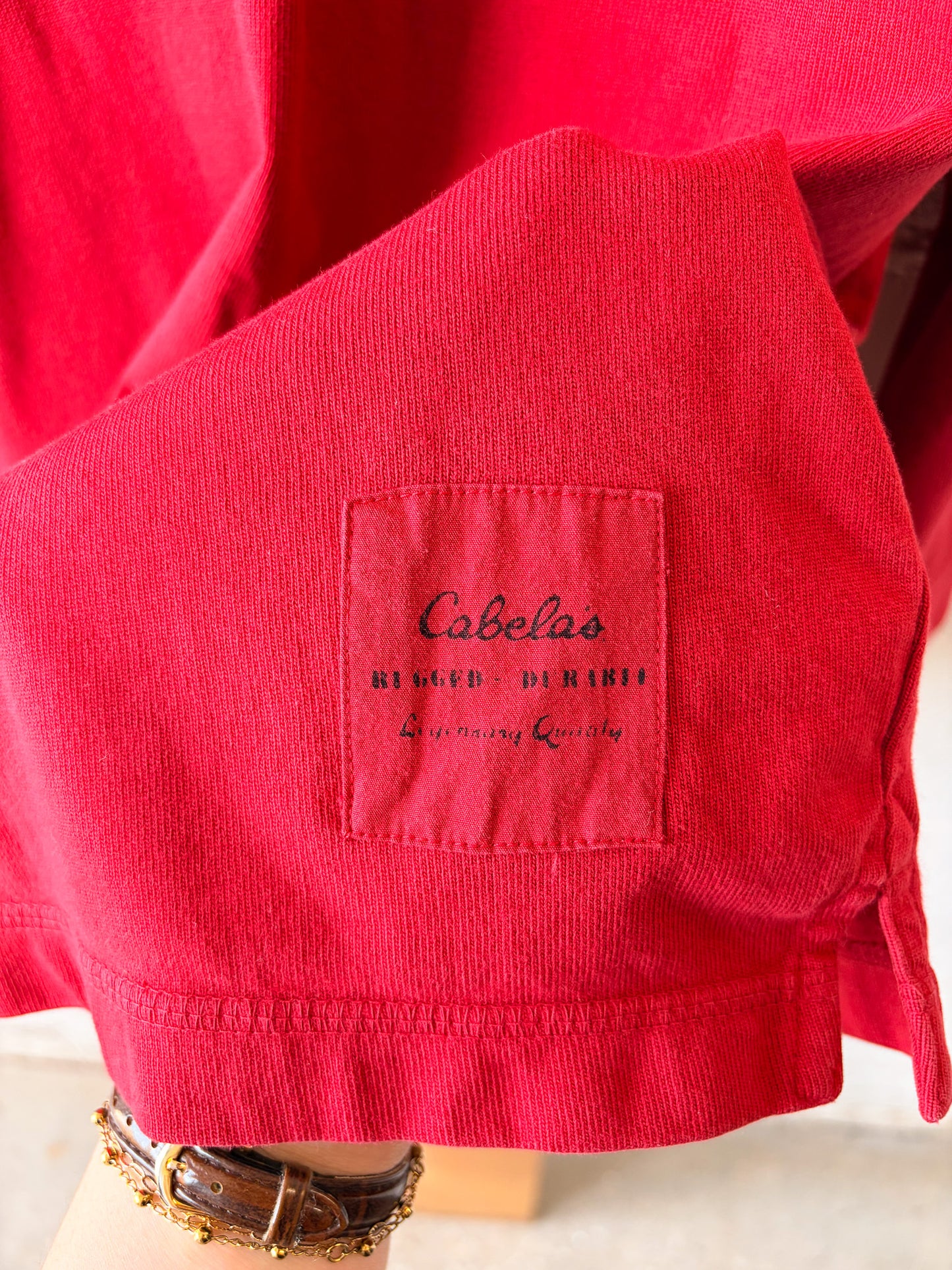 Red Cabela's Henley : M
