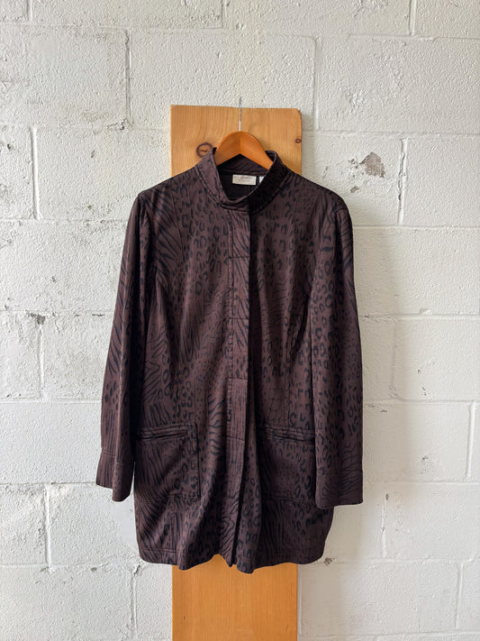 Animal Print Jacket : XL