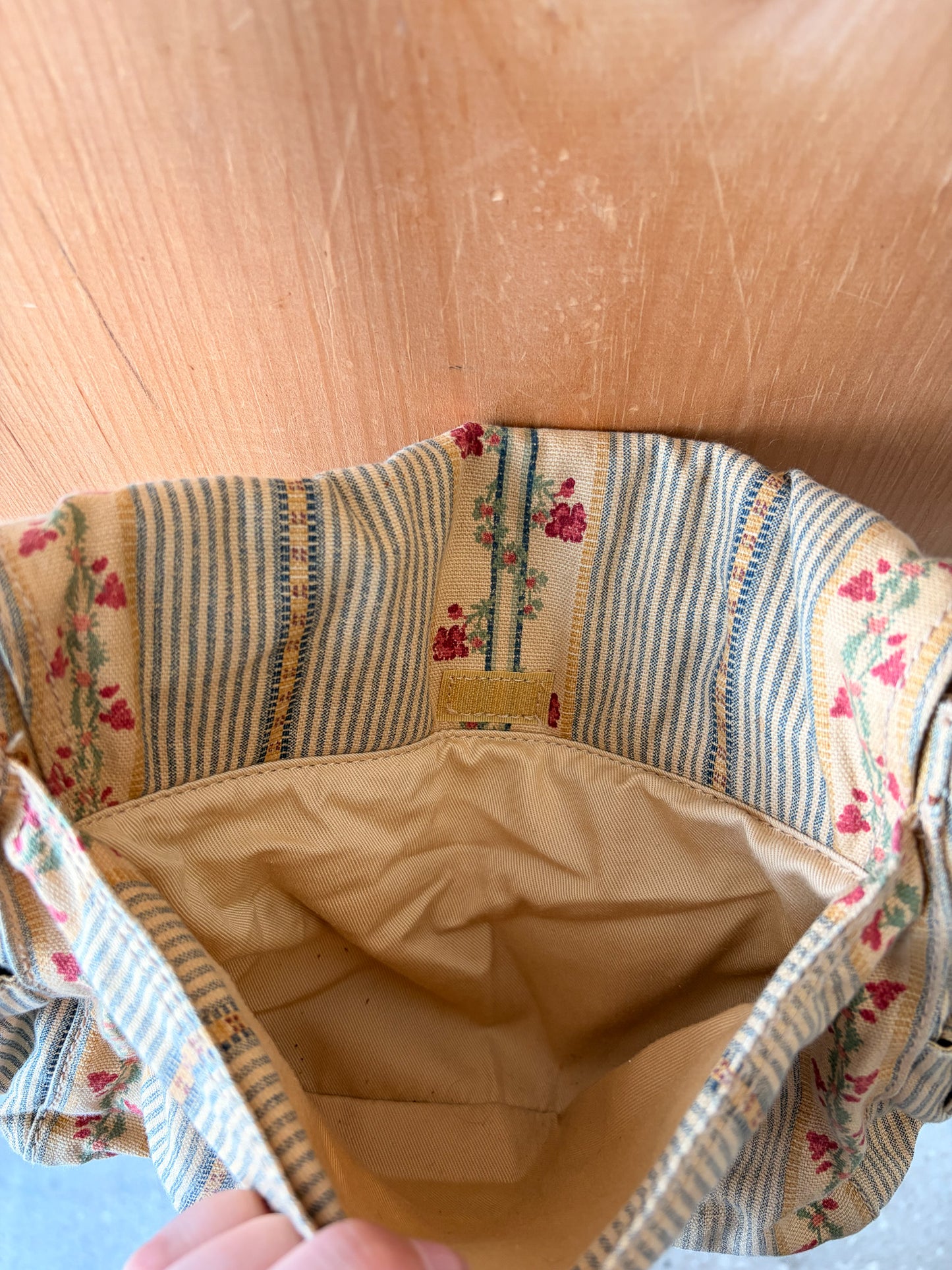 Fossil Amelia Canvas Floral Purse