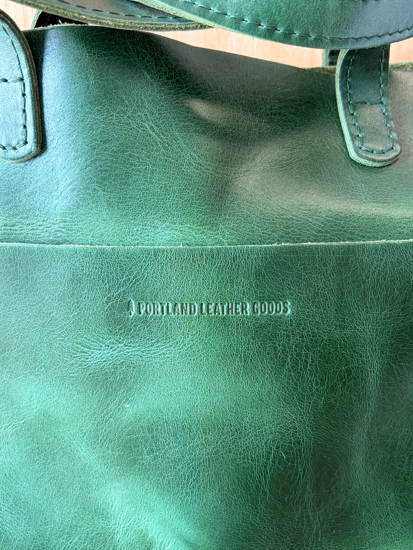 Portland Leather Green Tote Bag & Wallet (Local Pick Up Only)