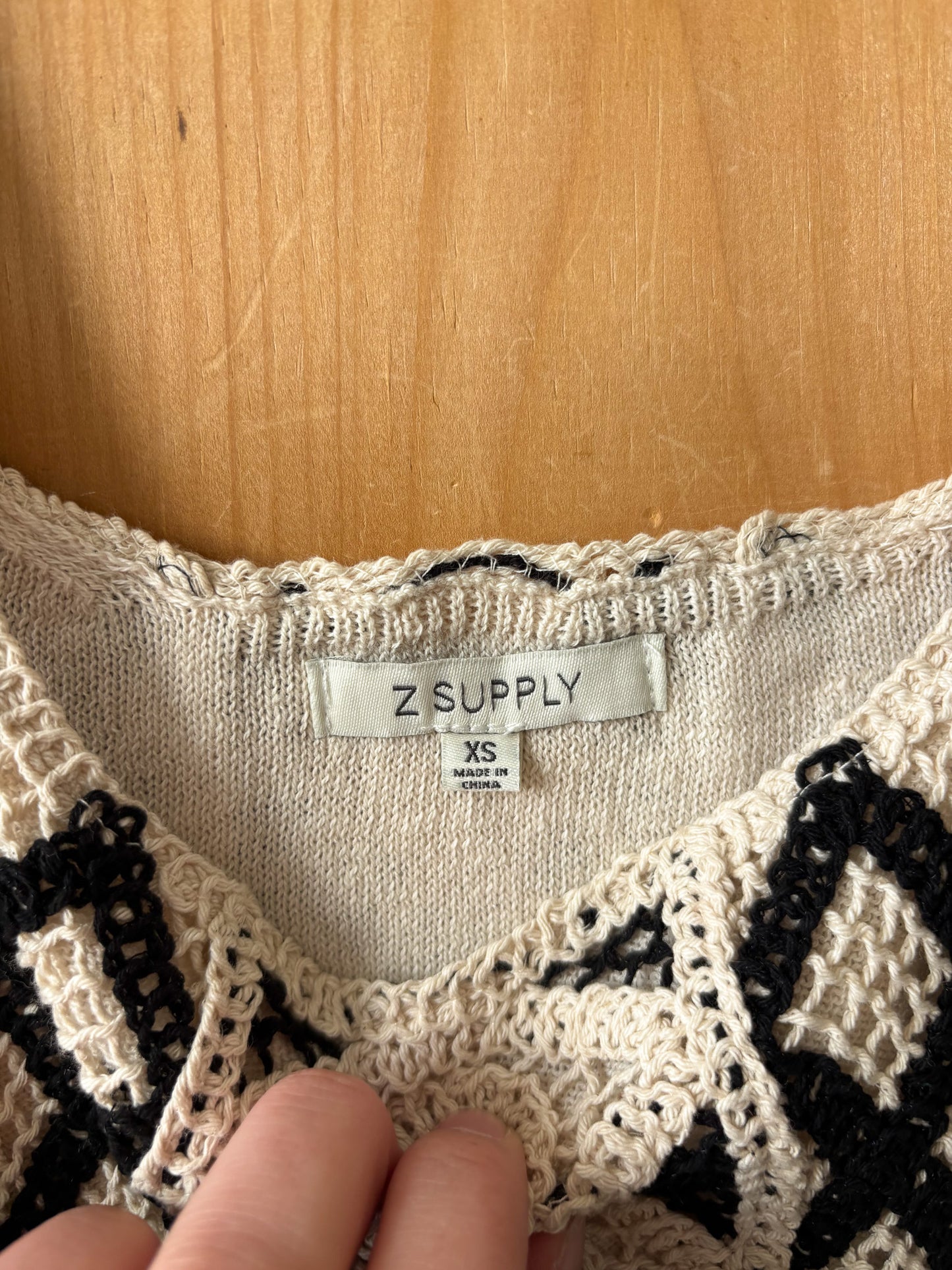 Cropped Crochet Tank : XS