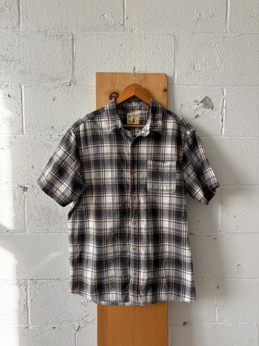 Red Head Plaid Short Sleeve : XL