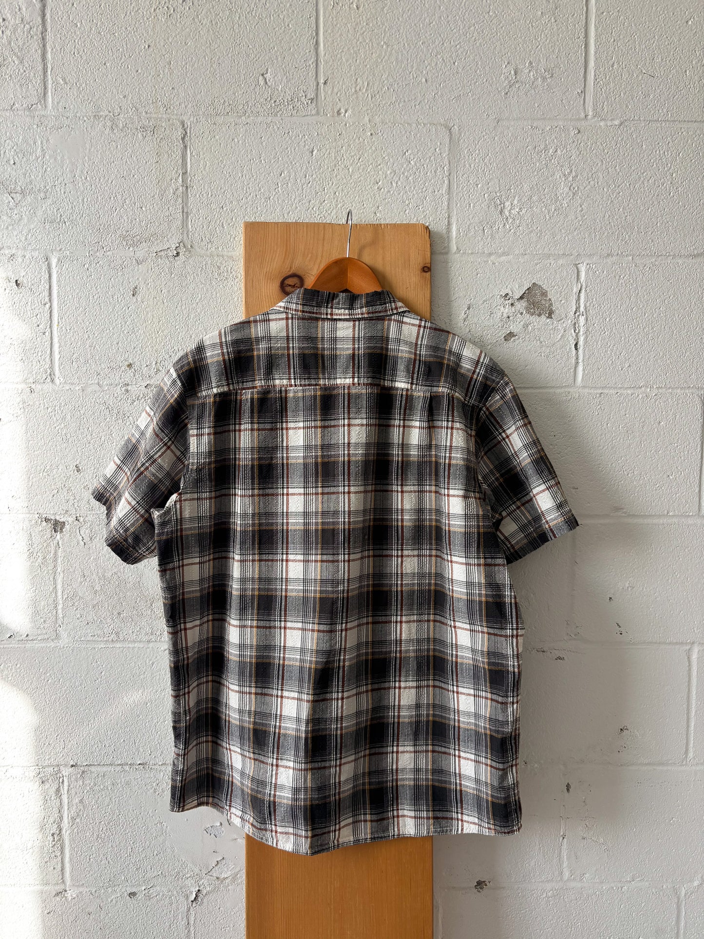 Red Head Plaid Short Sleeve : XL