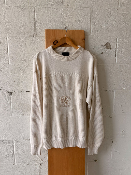 Vtg Oldsmobile Scramble Golf Sweater : L