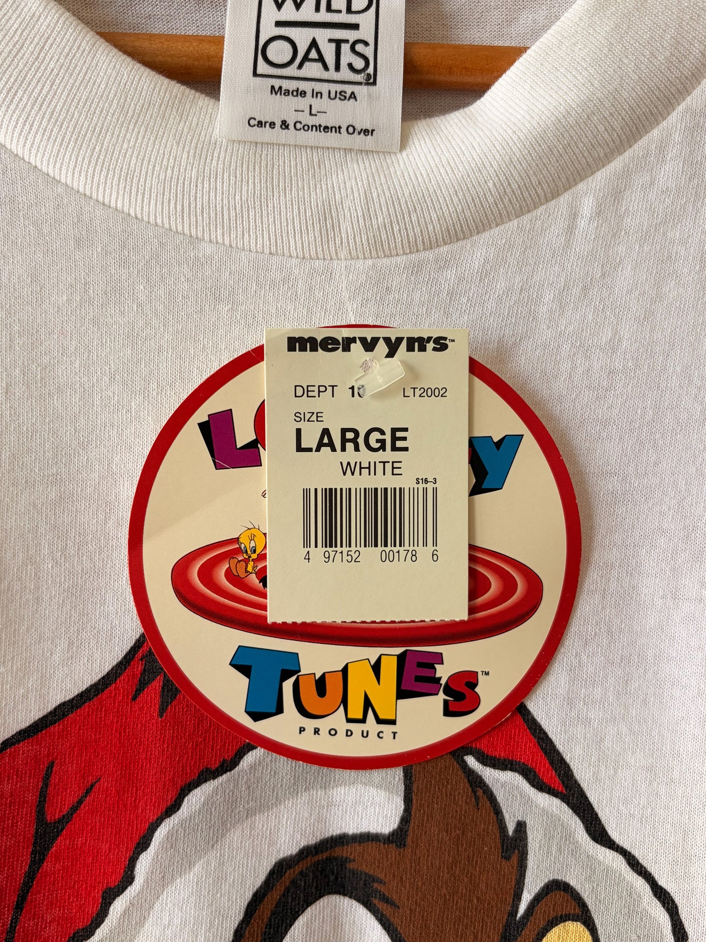 Deadstock Single Stitch Taz Tee : L