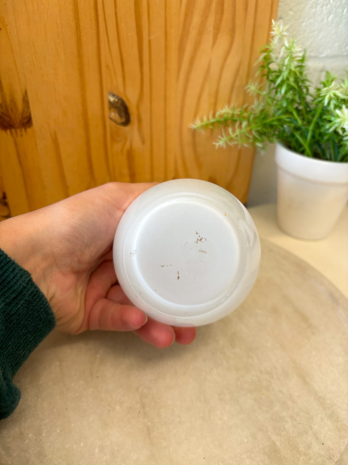 Pair of Mini White Vases (Local Pick Up Only)