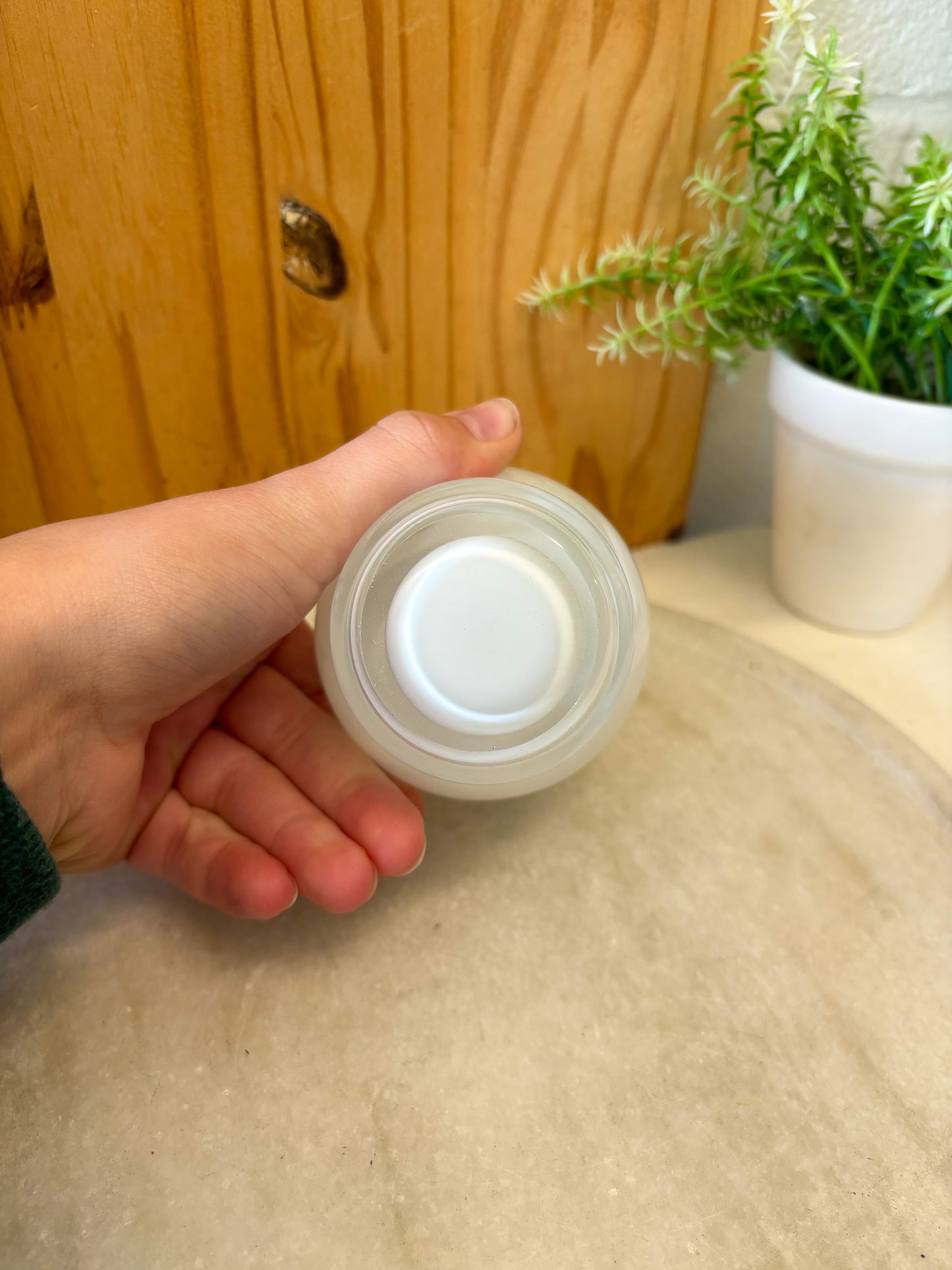 Pair of Mini White Vases (Local Pick Up Only)