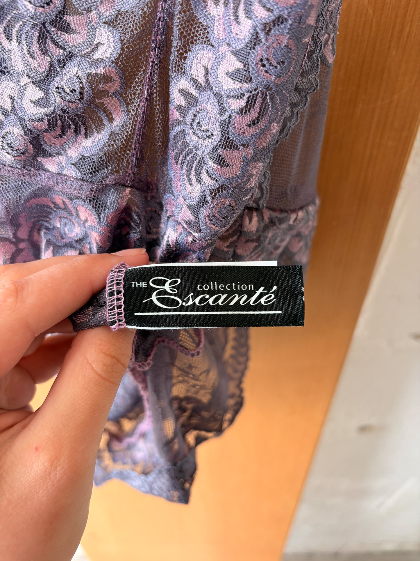 Purple Lace Bodysuit : L