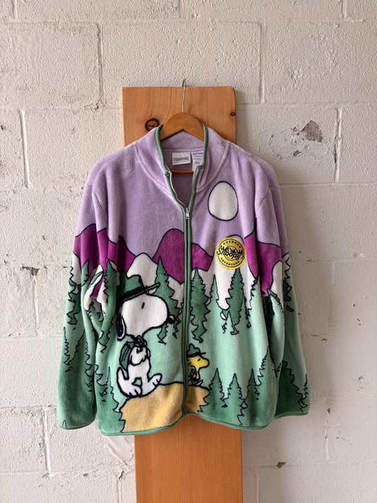 Snoopy Outdoor Adventure Sherpa Jacket : 2XL