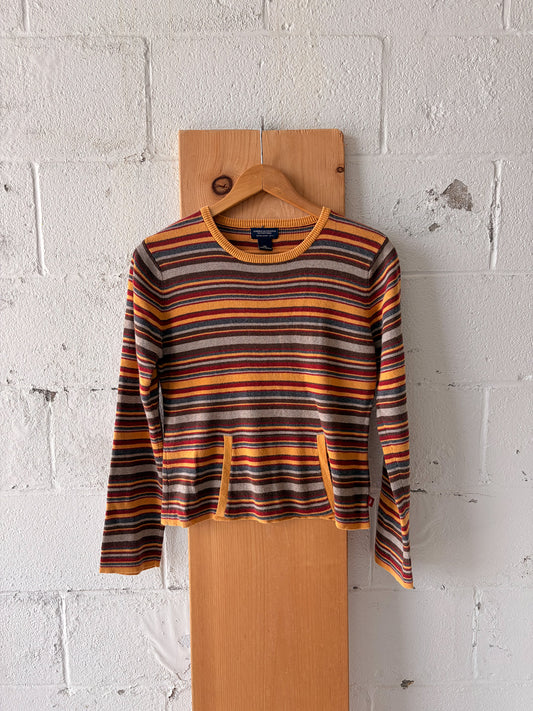 Striped American Eagle Top : M