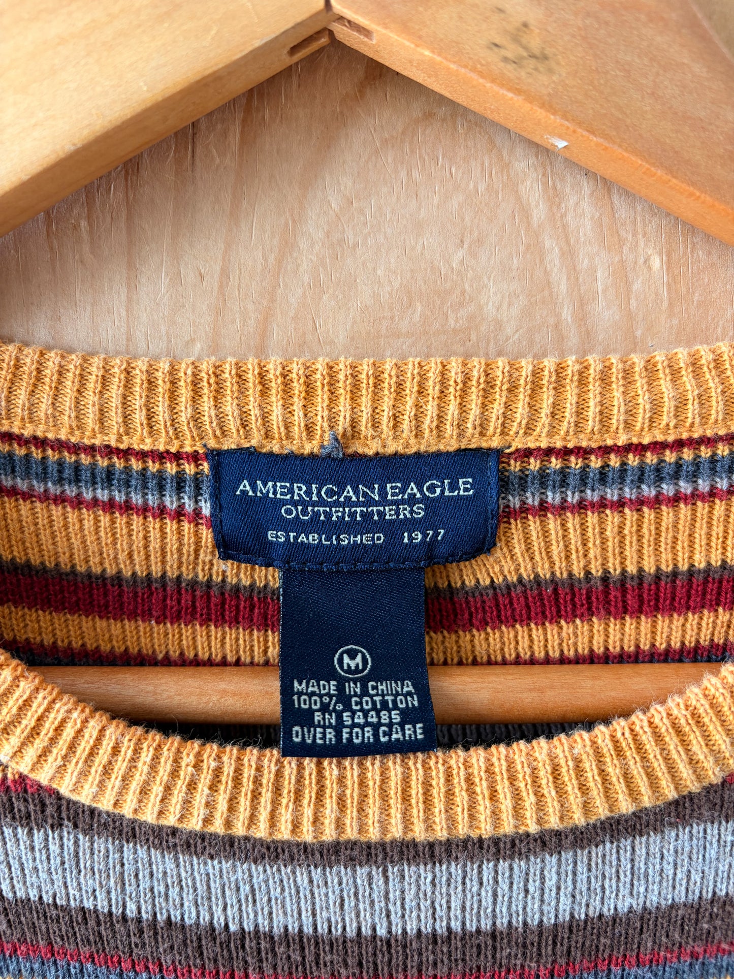 Striped American Eagle Top : M